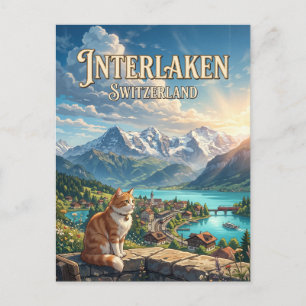 Interlaken Switzerland Postcard