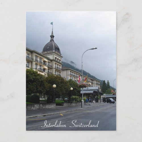 Interlaken Switzerland Postcard