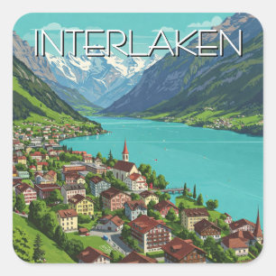 Interlaken Switzerland Sticker