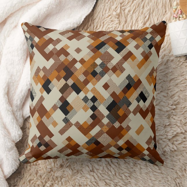 Interlocked illusion throw pillow (Blanket)