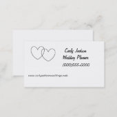 "Interlocking Hearts" Business Cards (Front/Back)