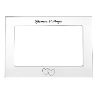 "Interlocking Hearts" Magnetic Frame