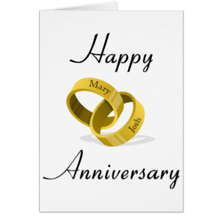 Interlocking Wedding Rings - Engraved custom Names