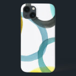Interlocking Yellow & Blue Circles iPhone 13 Case<br><div class="desc">A simple print of interlocking yellow and blue circles by Megan Meagher. The white background lets the colors of the circles pop. Purchase yours today!</div>