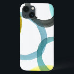 Interlocking Yellow & Blue Circles iPhone 13 Case<br><div class="desc">A simple print of interlocking yellow and blue circles by Megan Meagher. The white background lets the colors of the circles pop. Purchase yours today!</div>