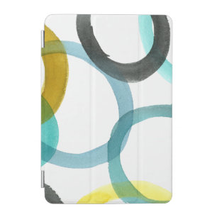 Interlocking Yellow & Blue Circles iPad Mini Cover