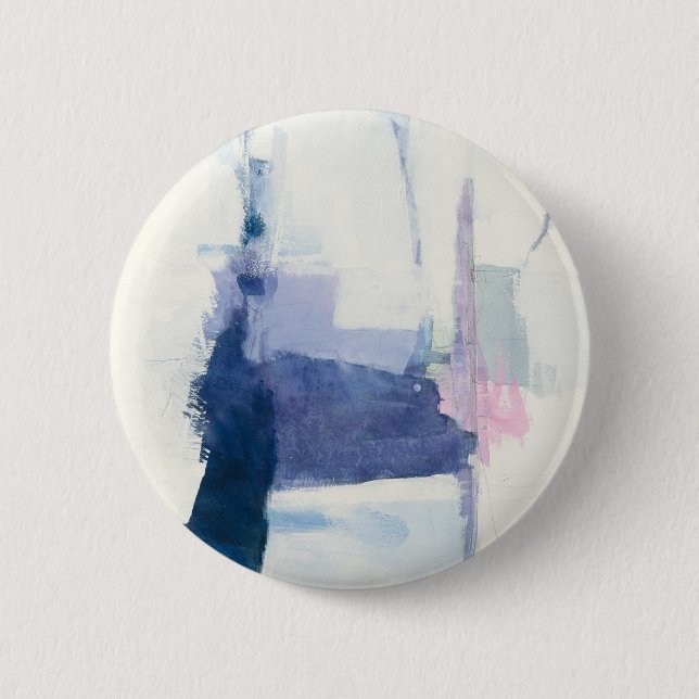 Interlude | Abstract In Blue Button (Front)