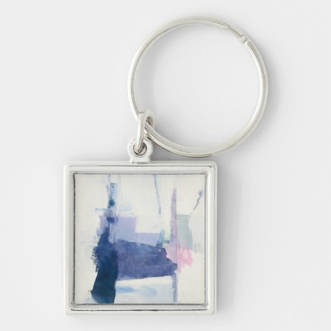 Interlude | Abstract In Blue Keychain (Front)