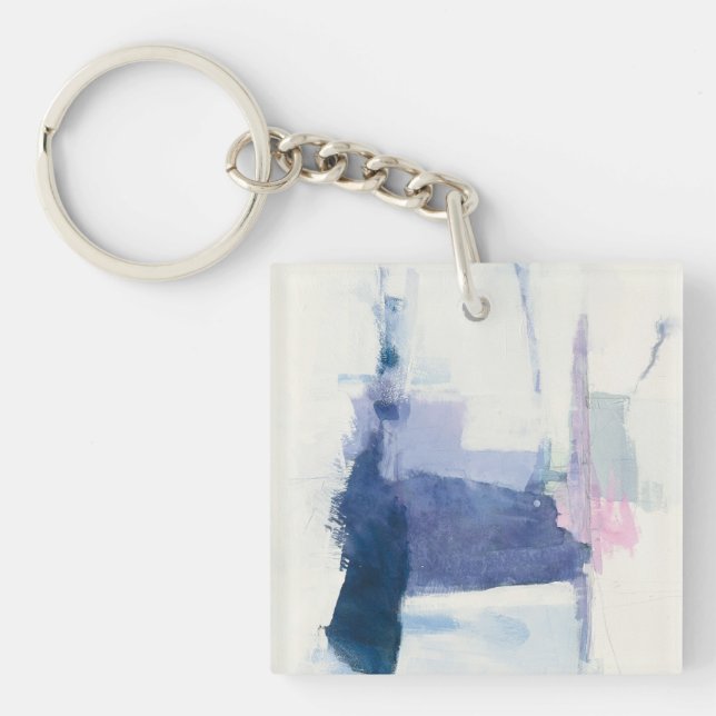 Interlude | Abstract In Blue Keychain (Front)