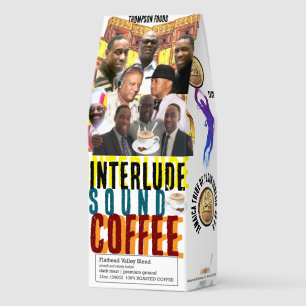 INTERLUDE SOUND , 12oz Bag, Dark Roast, Flath Roasted Coffee