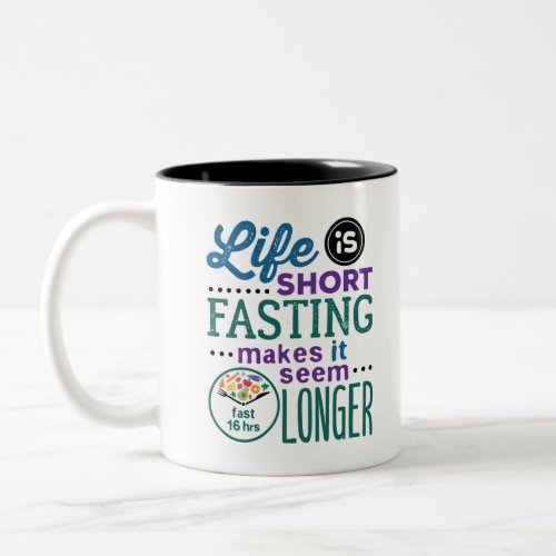 Intermittent Fasting OMAD Funny Quote Two_Tone Coffee Mug