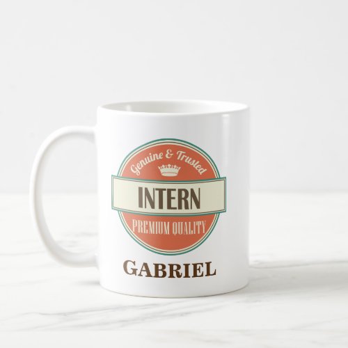 Intern Personalized Office Mug Gift