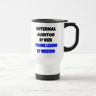 Internal Auditor Fishing Legend Joke Travel Mug