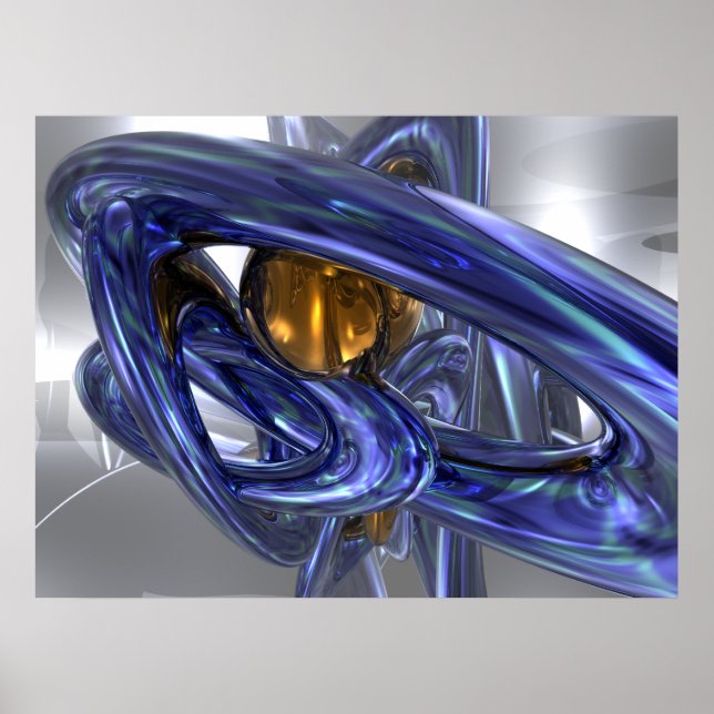 Internal Bliss Abstract Poster (Front)