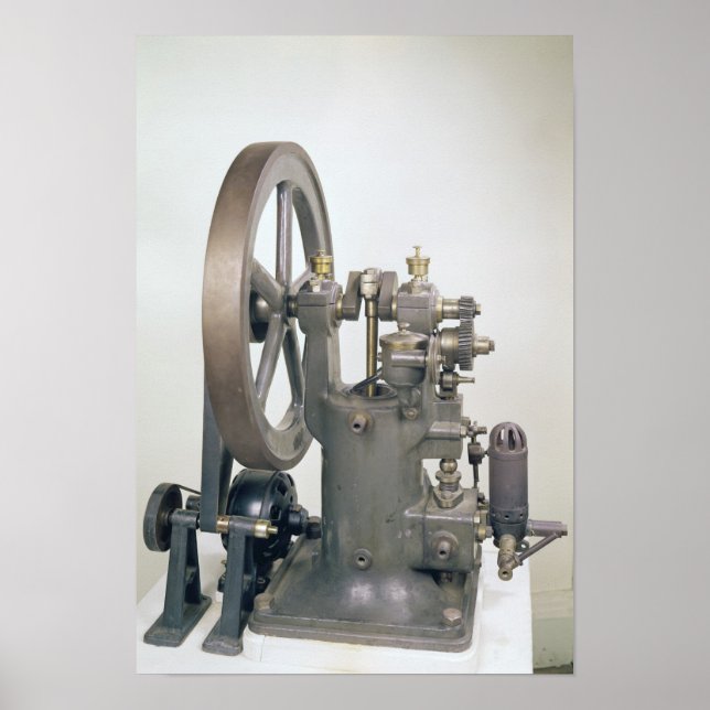 Internal combustion engine, 1876 poster (Front)