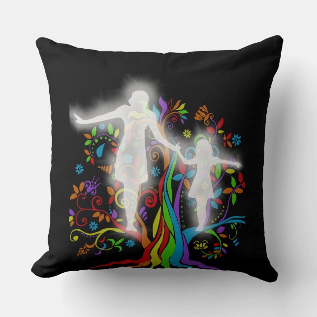 Internal Harmony Throw Pillow (Front)