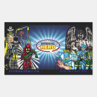 Internal Hero Character Banner sticker