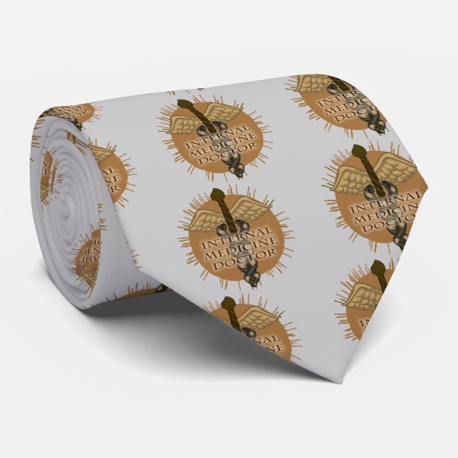 Internal medicine doctor  neck tie (Rolled)