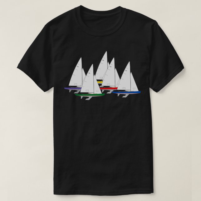 International 210 Sailboat T-Shirt (Design Front)