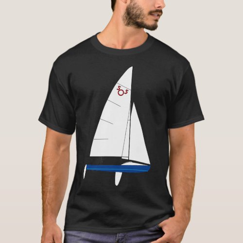 International 505 Sailboat T_Shirt