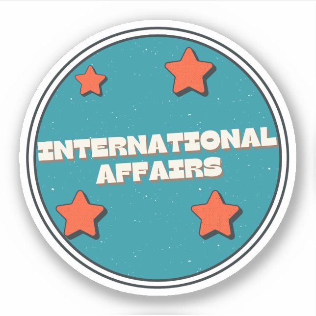 International Affairs Sticker (Front)