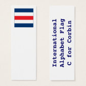 International Alphabet Flags C (Front & Back)