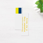 International Alphabet Flags K (Desk)