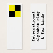 International Alphabet Flags L (Front & Back)
