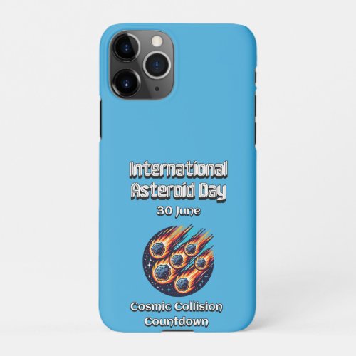 International Asteroid Day 30 June iPhone 11Pro Case