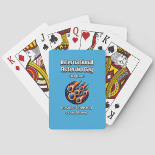 International Asteroid Day. 30 June Poker Cards