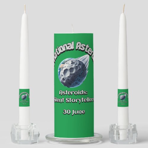 International Asteroid Day 30 June Unity Candle Set