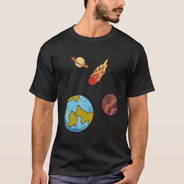 International Asteroid Day  Asteroid Day T-Shirt (Front)
