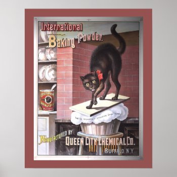 International Baking Powder Vintage Advertising Poster by PrimeVintage at Zazzle