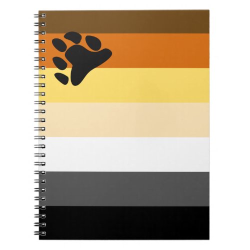 International Bear Brotherhood Pride Flag  Notebook