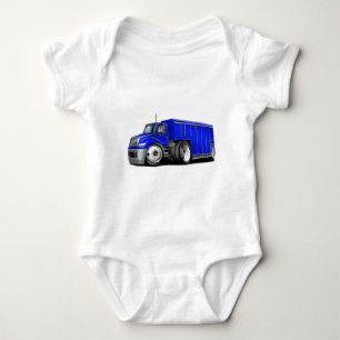 International Blue Delivery Truck.png Baby Bodysuit