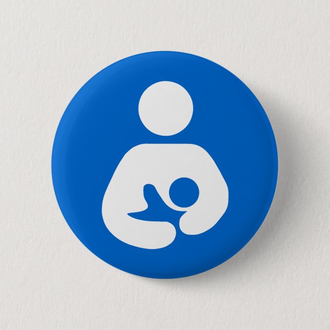 International Breastfeeding Symbol Button (Front)