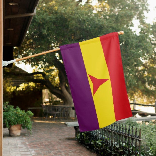 International Brigades Flag (Spanish Civil War) (In SItu)