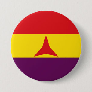 International Brigades Flag (Spanish Civil War) Button