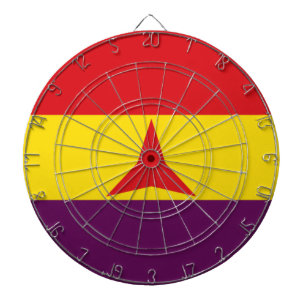 International Brigades Flag (Spanish Civil War) Dart Board