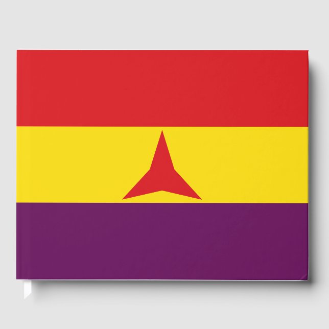 International Brigades Flag (Spanish Civil War) Guest Book (Front)