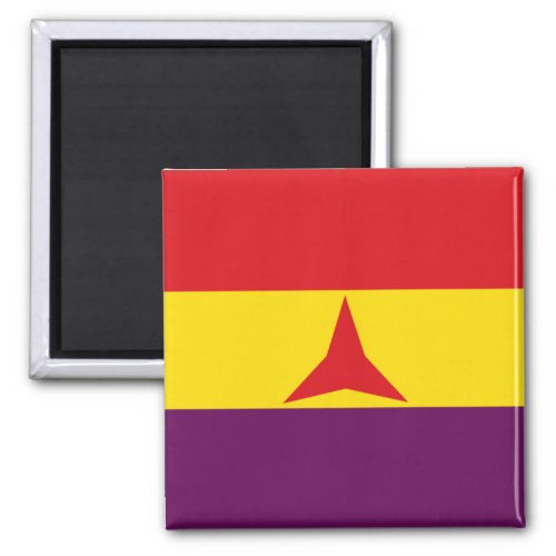 International Brigades Flag Spanish Civil War Magnet