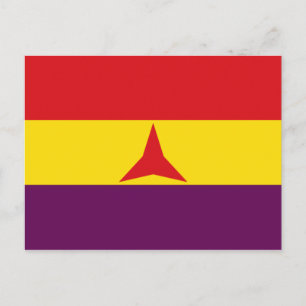 International Brigades Flag (Spanish Civil War) Postcard