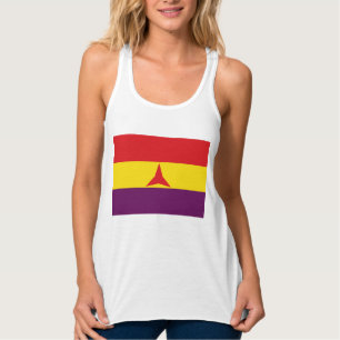 International Brigades Flag (Spanish Civil War) Tank Top