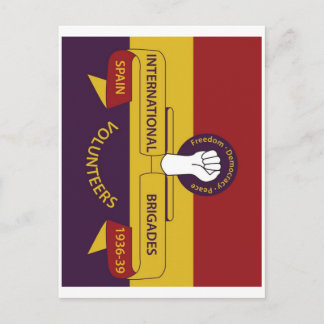 International Brigades Postcard
