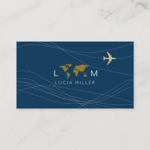 International Business Card for a Travel Agent