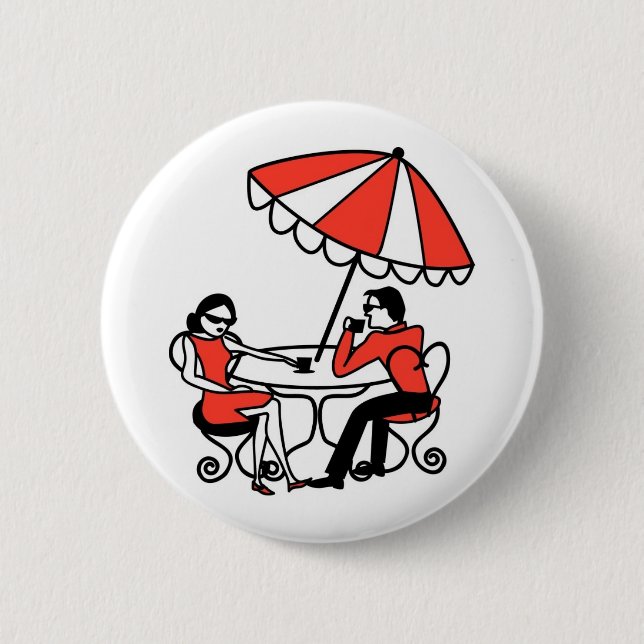 International Cafe Button (Front)