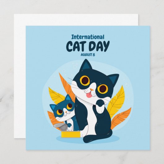 International Cat Day  (Front/Back)