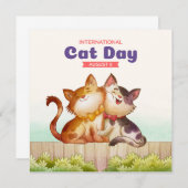 International Cat Day  (Front/Back)