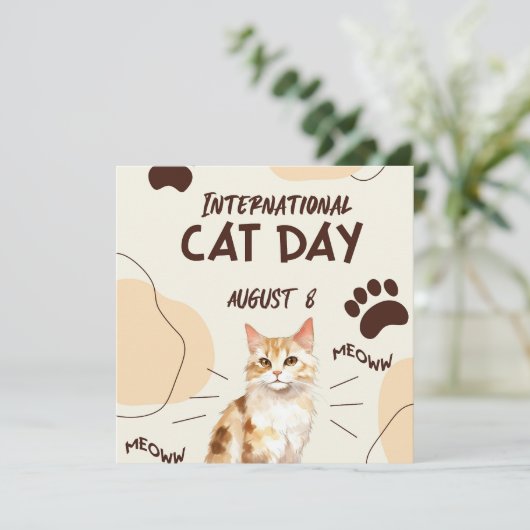 International Cat Day  (Standing Front)