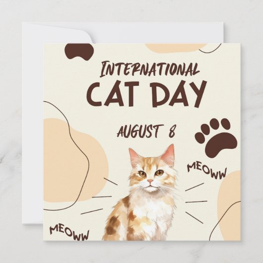 International Cat Day  (Front)